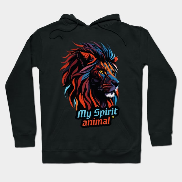 Lion is my spirit animal Hoodie by Yurko_shop